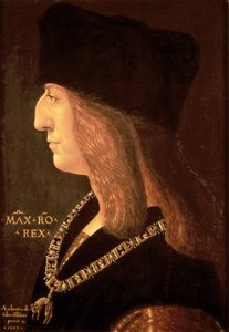 Keiser Maximilian I av Tyskland (1459–1519), 1502 (panel)